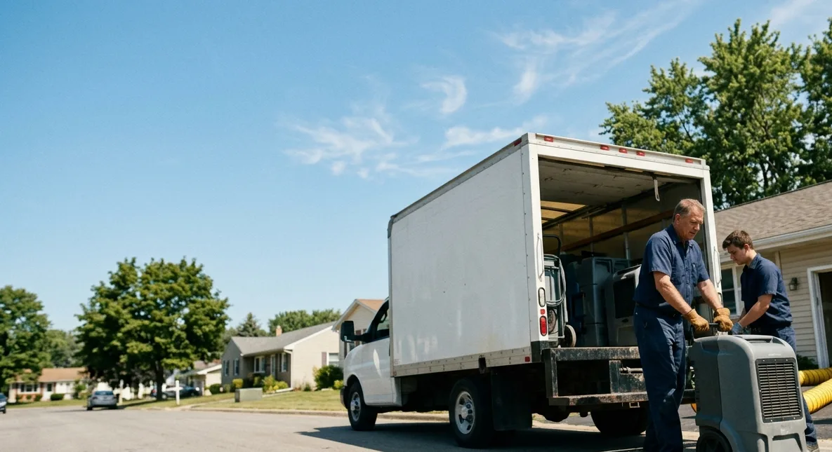 Water Damage Cleanup in Keenes, IL near me